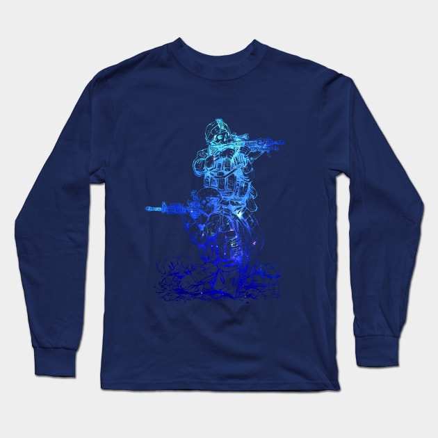 ghost army Long Sleeve T-Shirt by pilipsjanuariusDesign